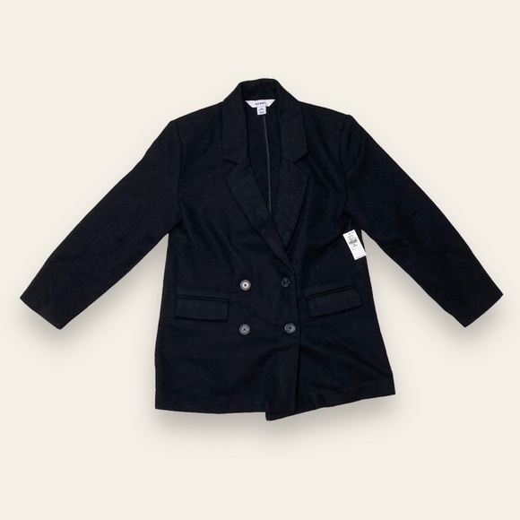 NWT Old Navy Double-Breasted Textured Blazer - Picture 1 of 8
